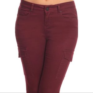 "Chey" Button Flap Pocket Cargo Pants